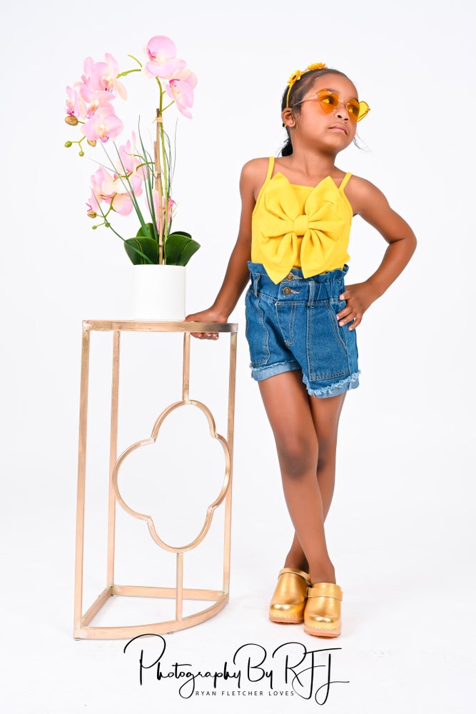 Mustard Bowtique Tank Top