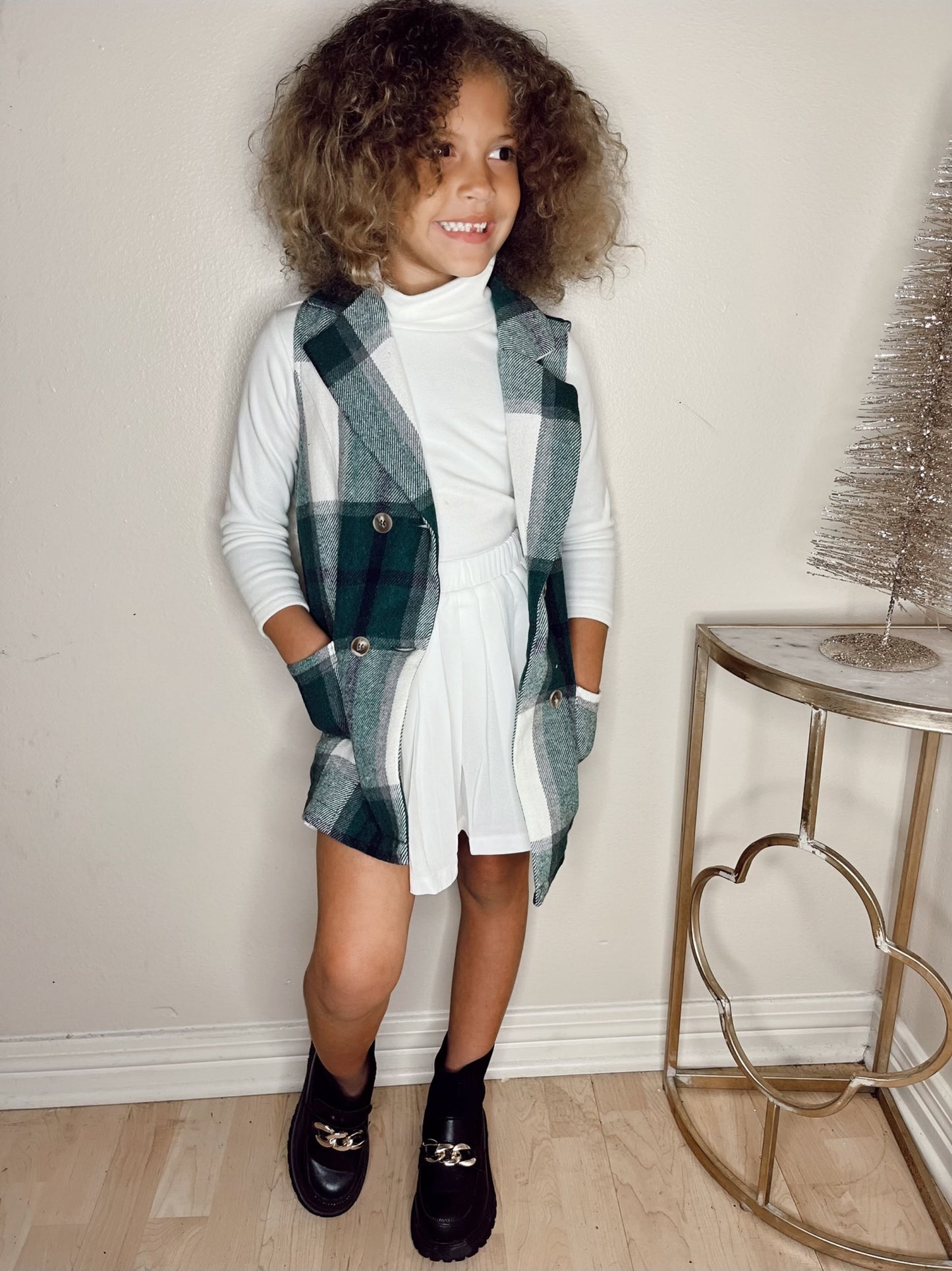 Harper Grace Vest (Green/Navy)