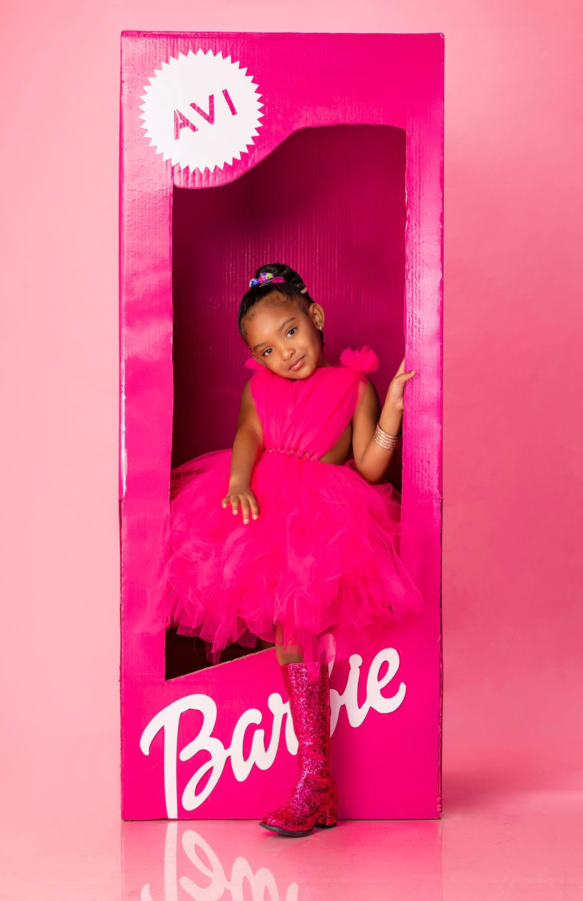 Barbie Pink Glitter Fashion Icon Boots