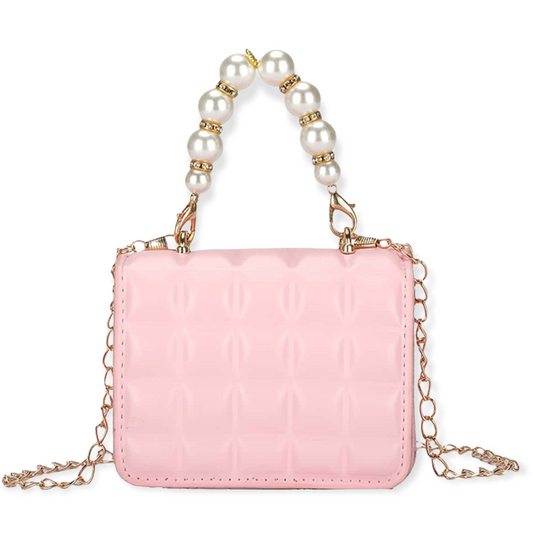 Pink I♥️Pearls Mini Bag