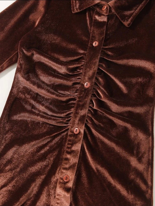 Napa Valley Velvet Dress