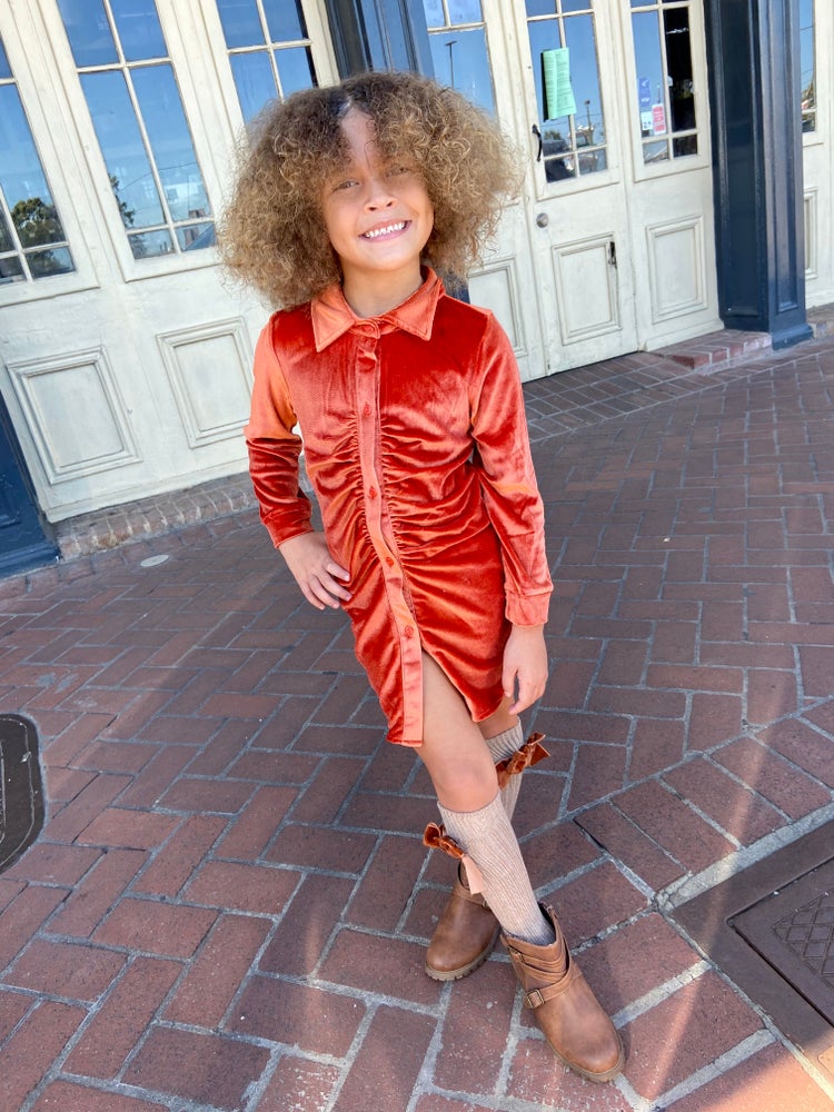 Sunset Boulevard Velvet Dress